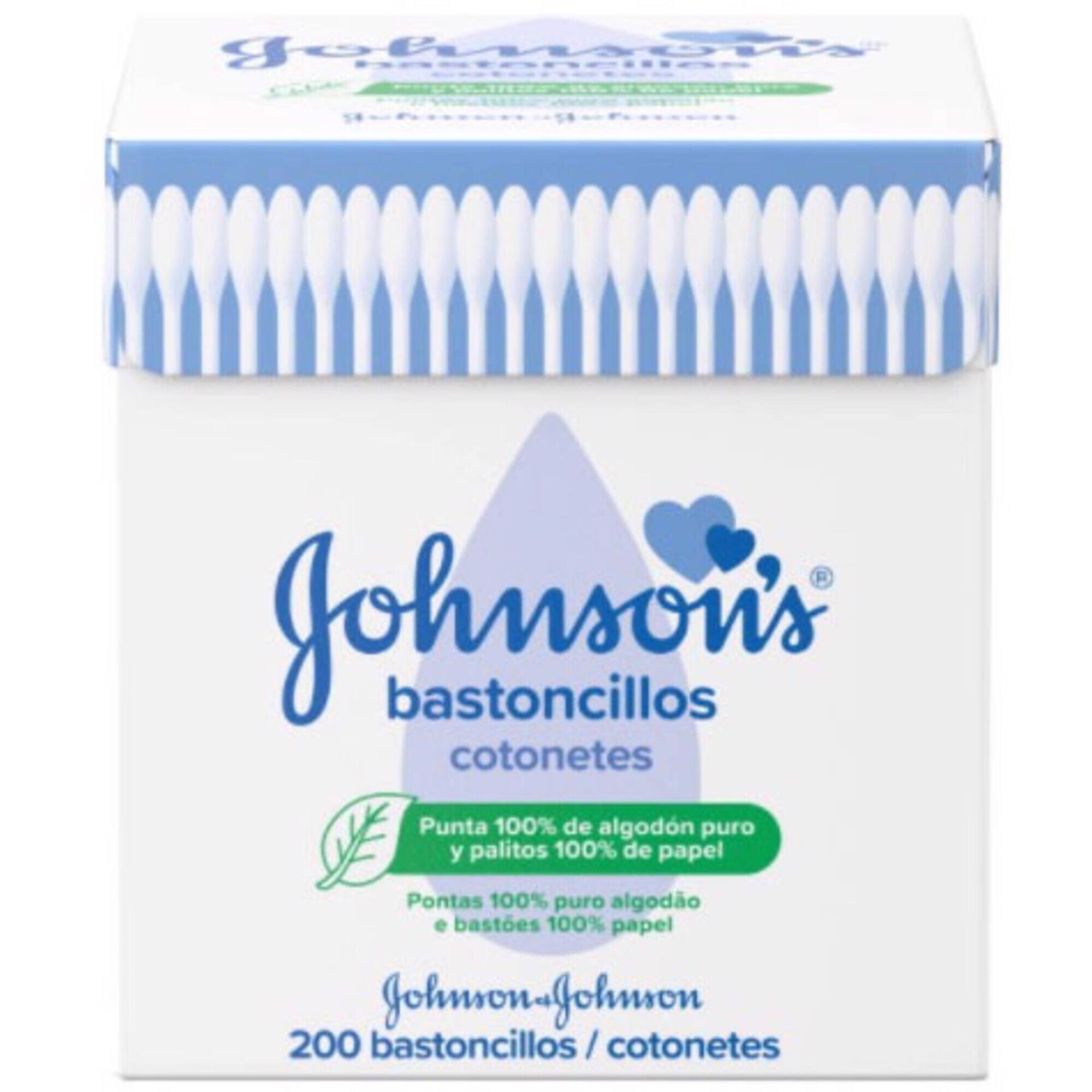 Cotonetes Algodão Puro para Bebé