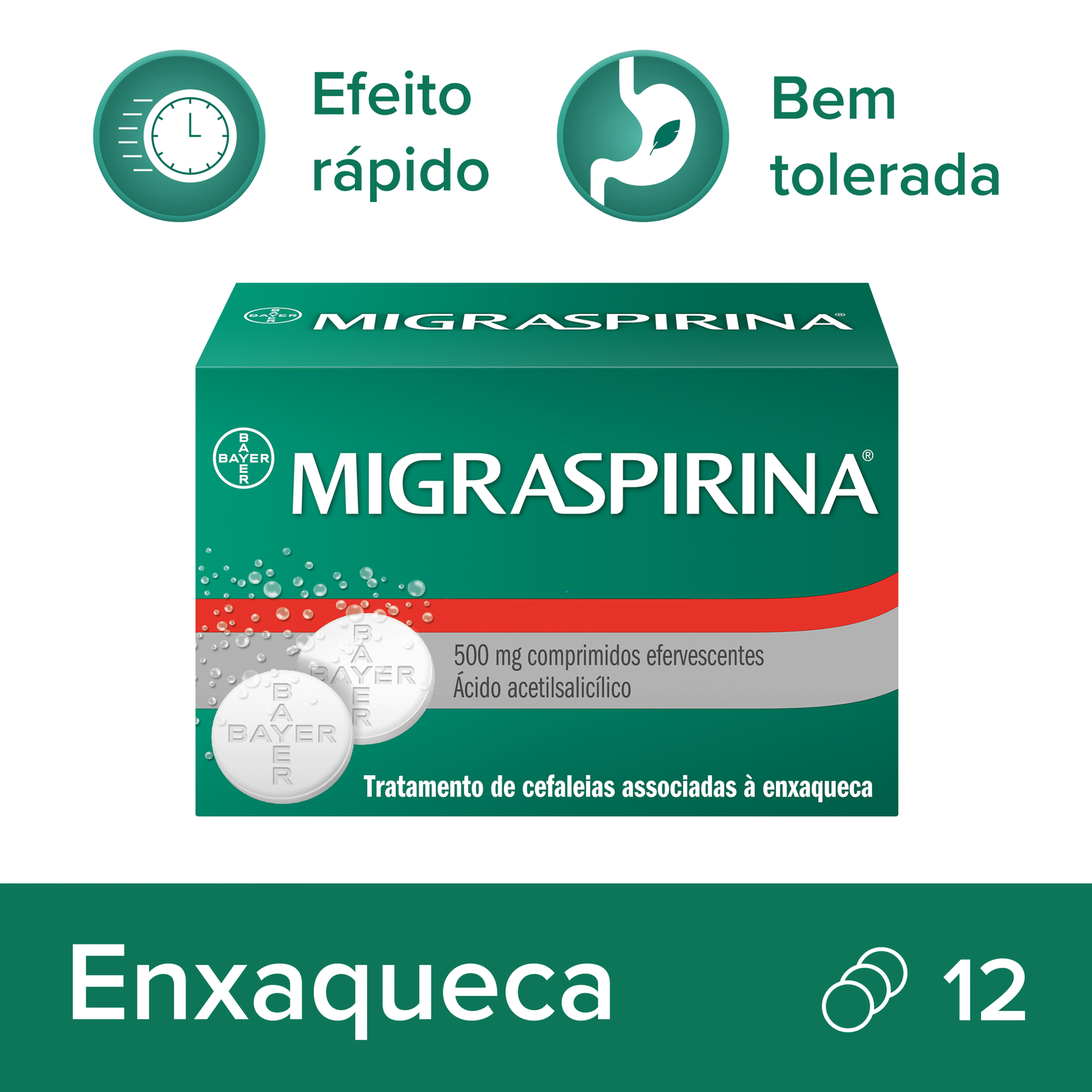 Migraspirina 500 mg Comprimidos Efervescentes