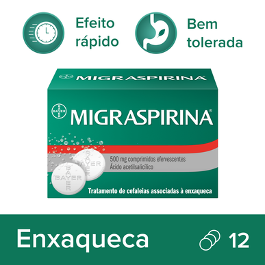 Migraspirina 500 mg Comprimidos Efervescentes Wells Image 1