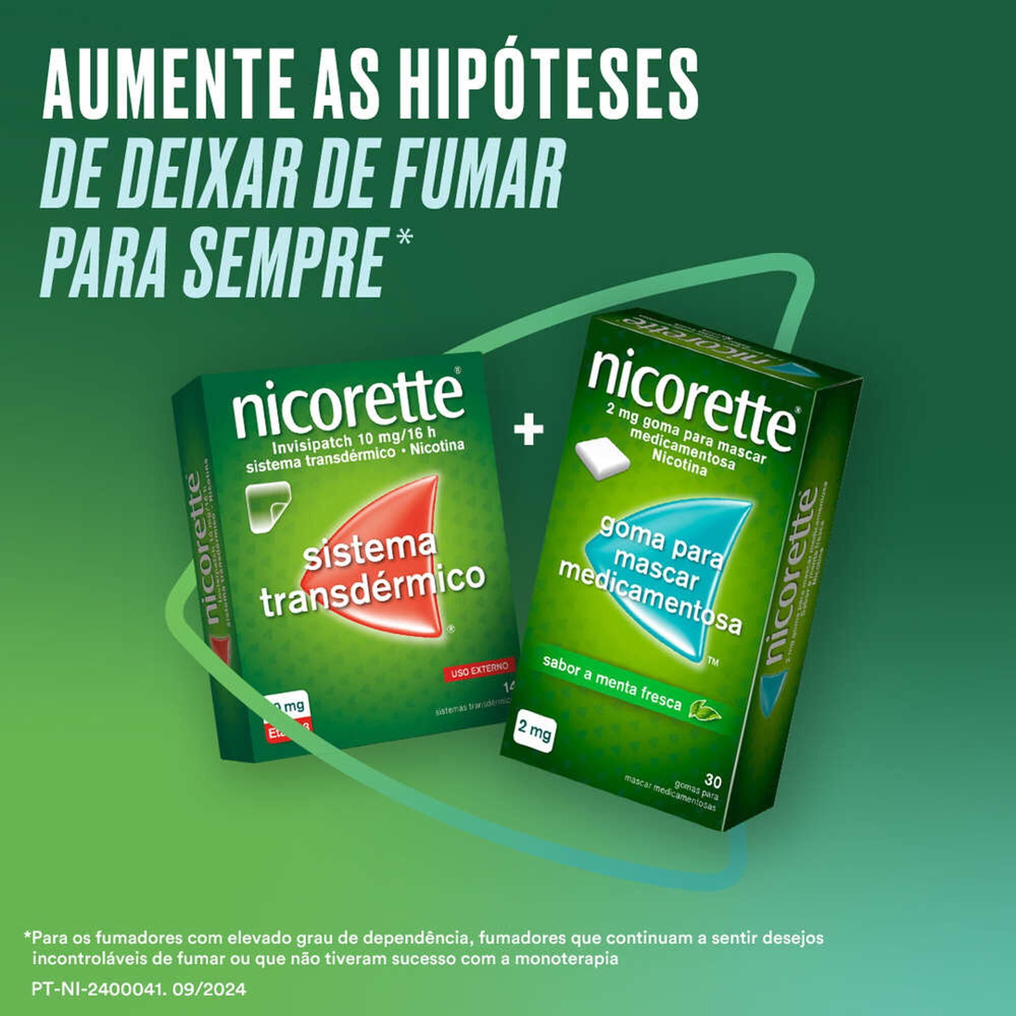 Nicorette 30 Gomas Nicotina 2 mg Menta