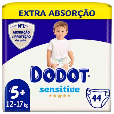 Fraldas de Bebé Sensitive 12-17 kg T5+