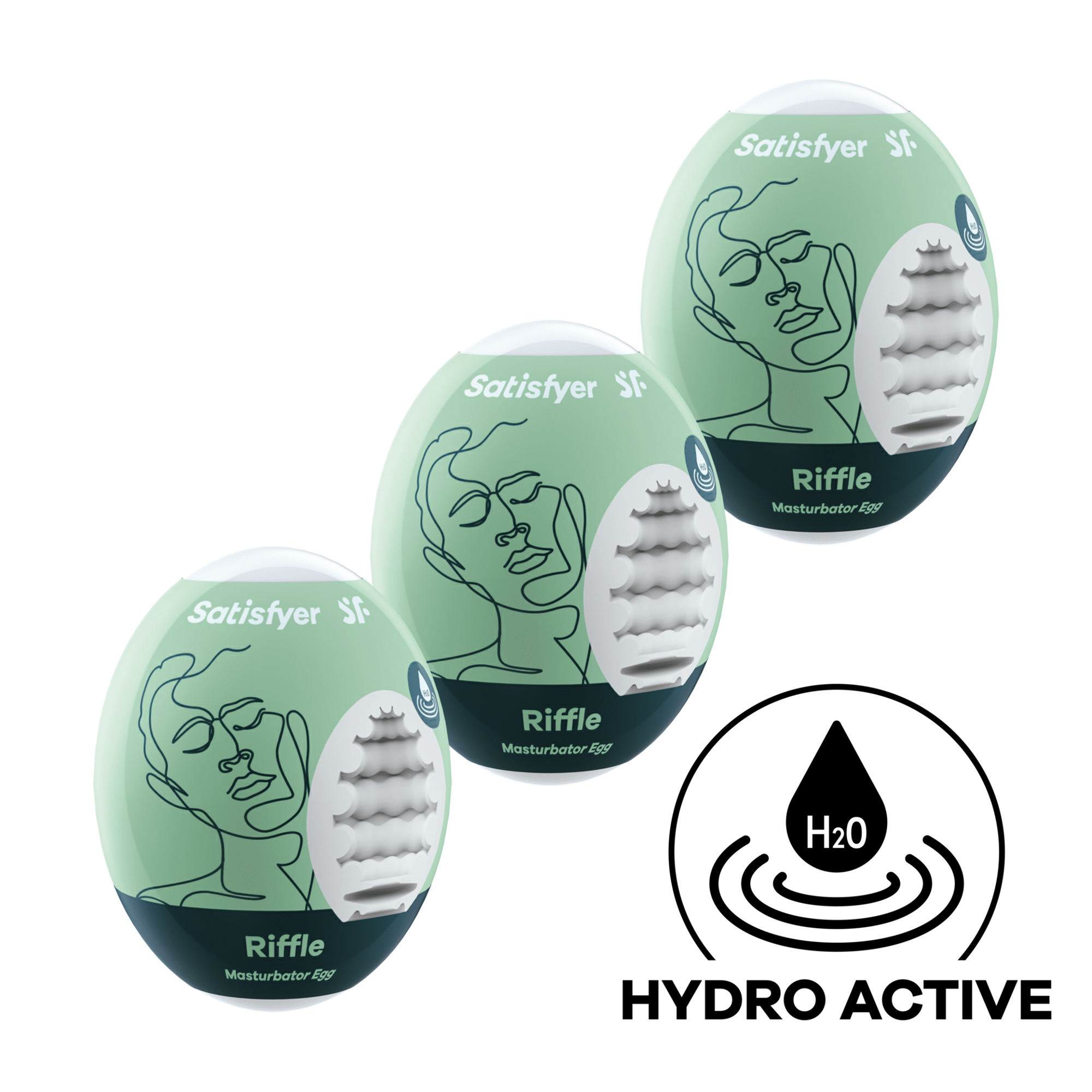 Pack Masturbador Masculino Egg Riffle