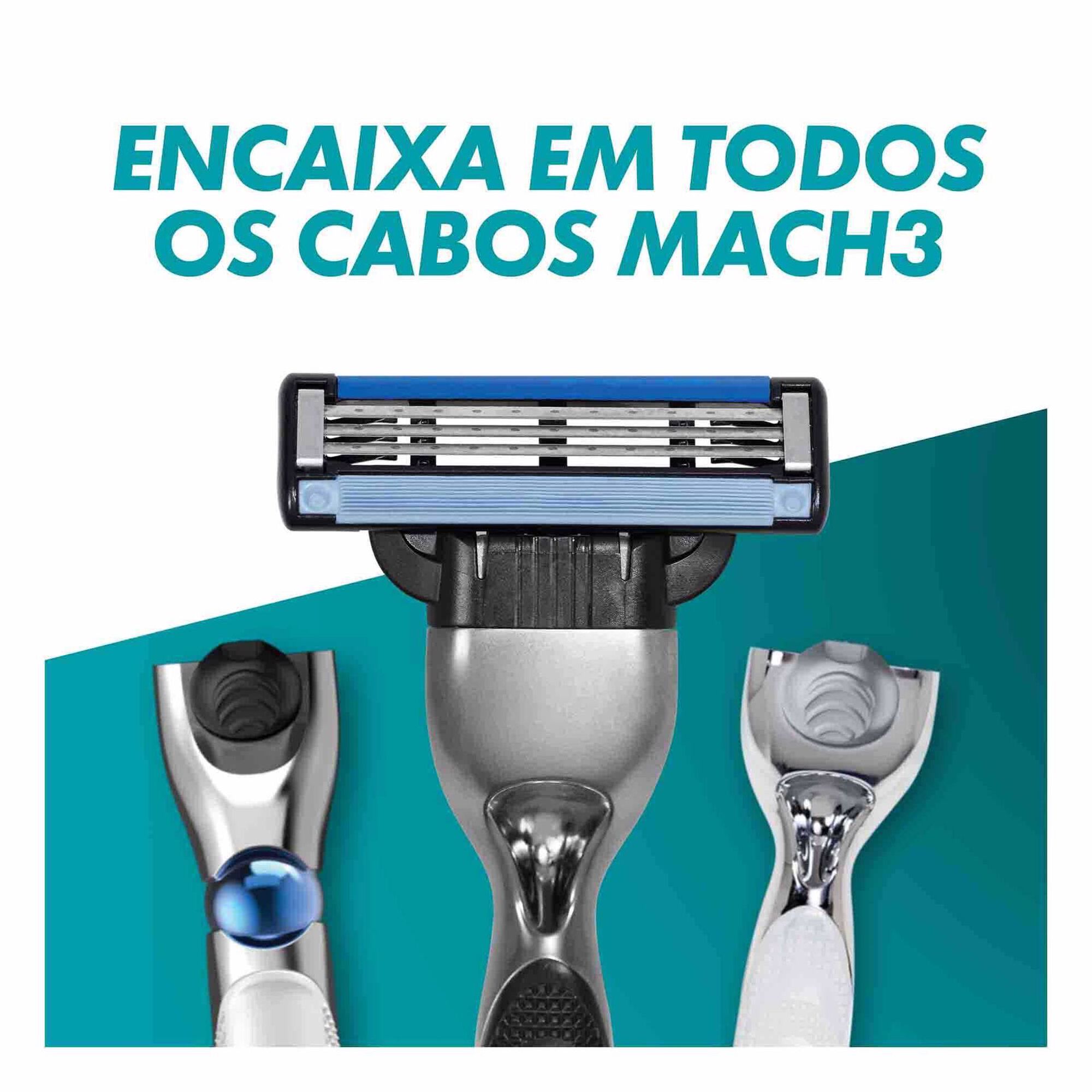 Recargas Lâmina de Barbear Mach 4