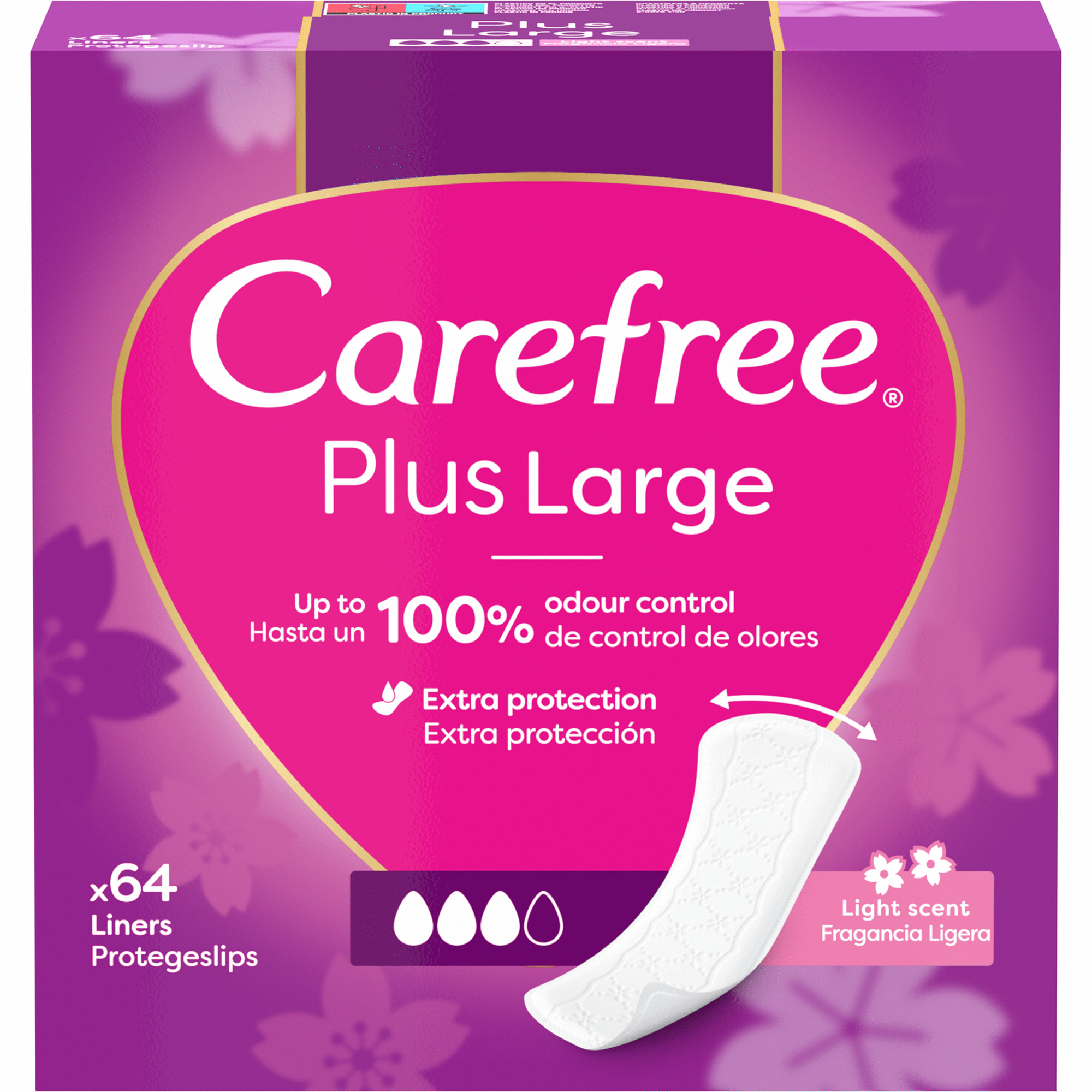 Plus Large Protegeslips Extra Protection