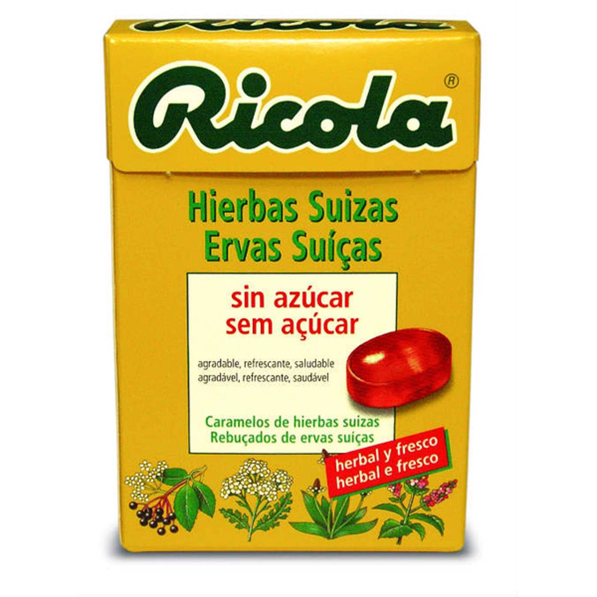 Rebuçados Ervas Suiças Sem Açúcar