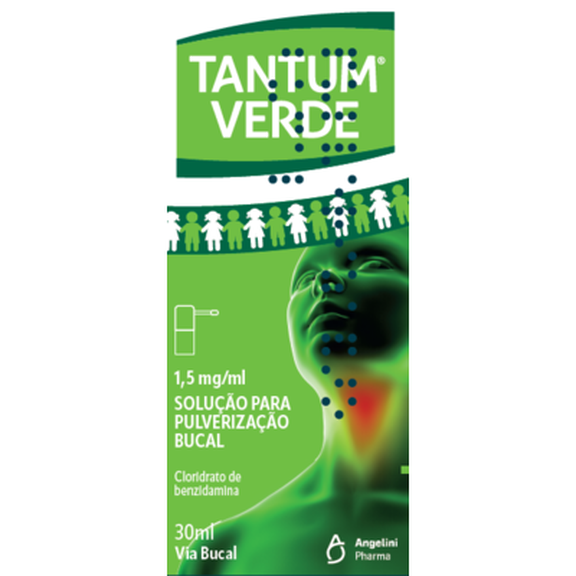 Pulverizador Bucal Tantum Verde a 0.15%
