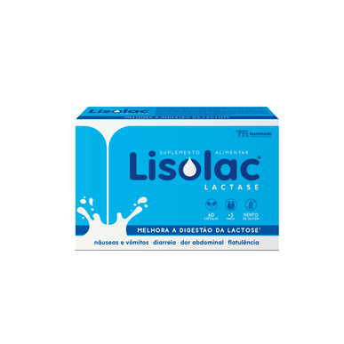 Lisolac cápsulas Digestão Lactose Wells Image 1