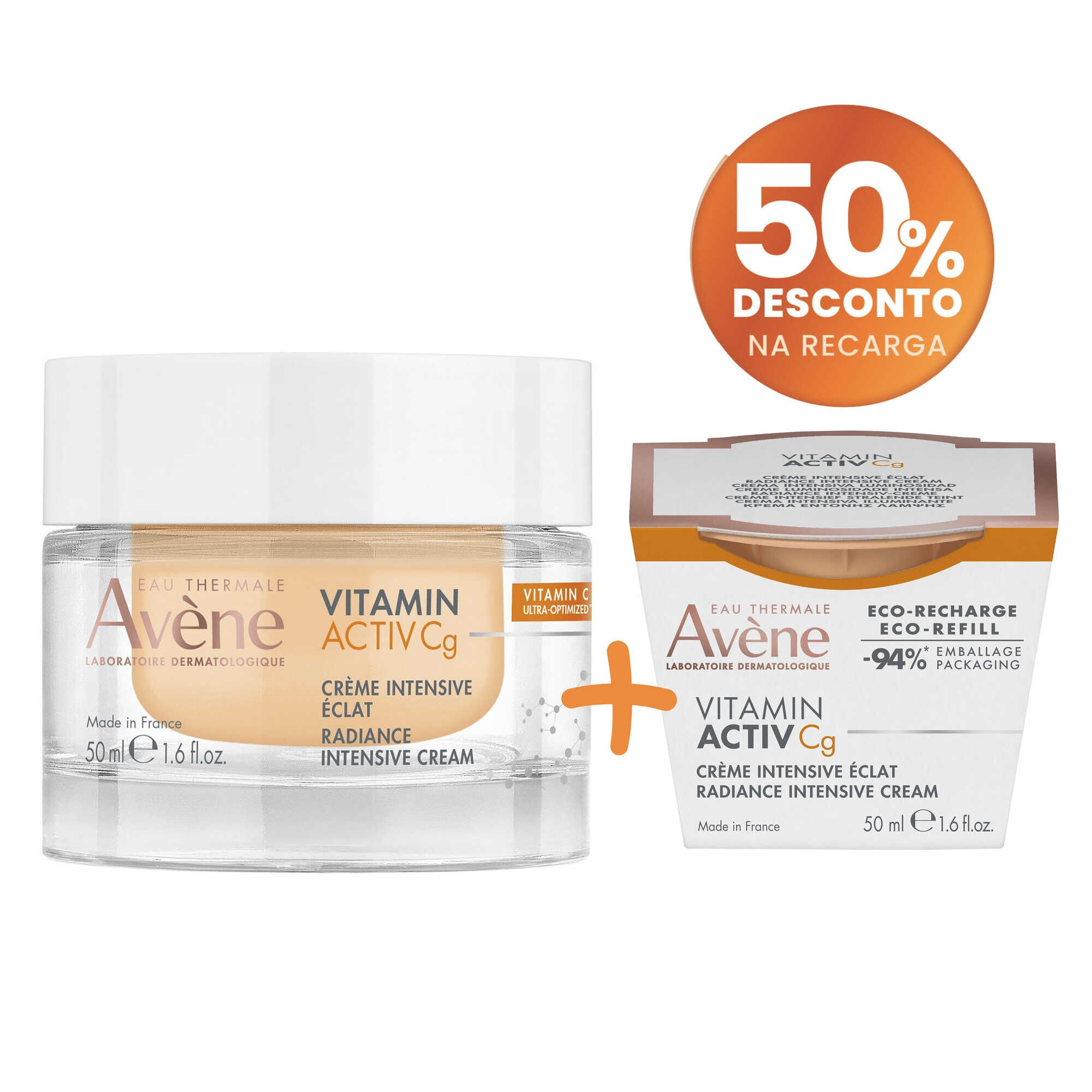 Pack Vitamin Activ Cg Cream & Refill
