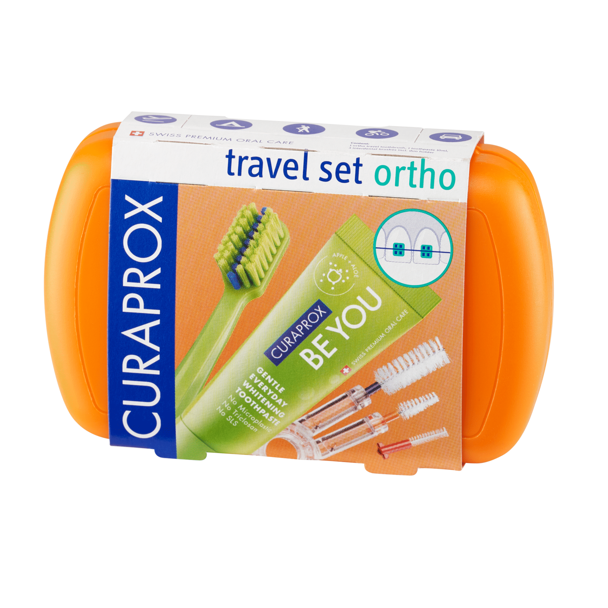 Kit Higiene Oral Be You Ortho Laranja