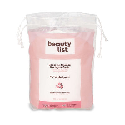 Discos de Algodão Biodegradáveis Maxi Helpers