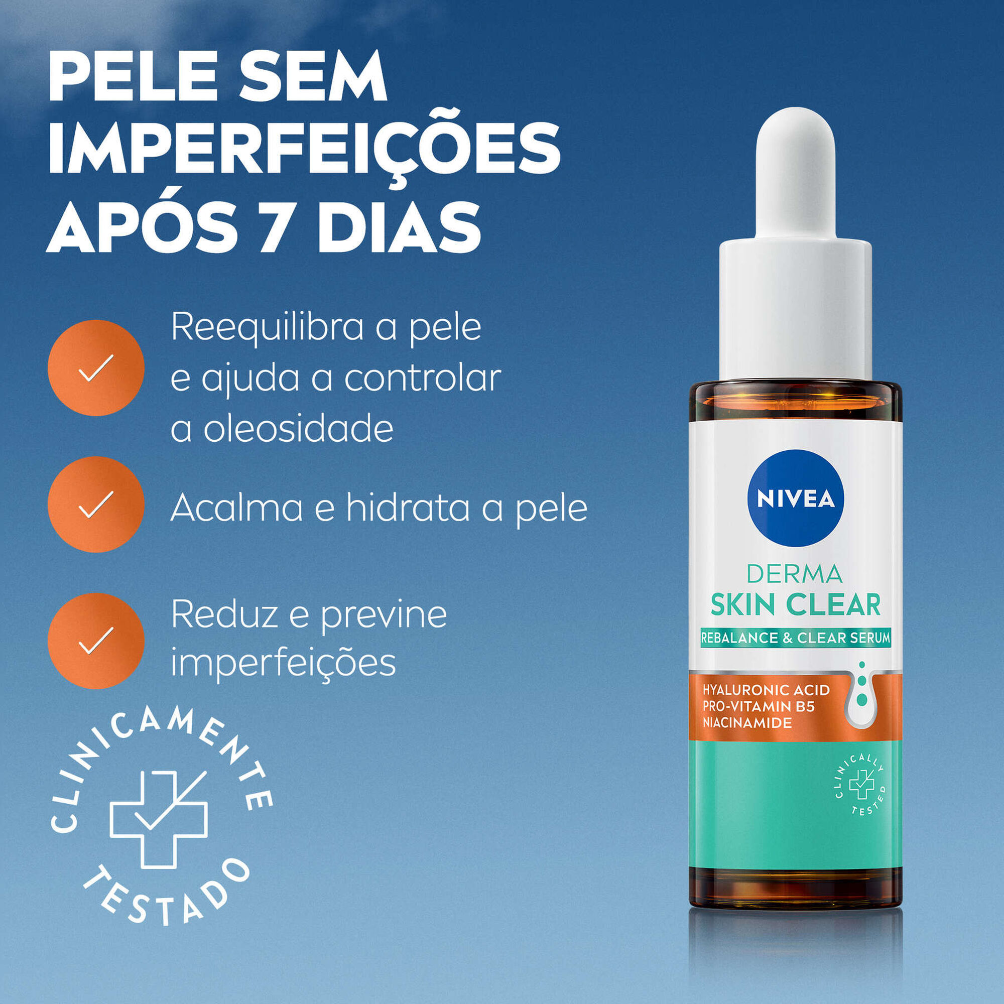 Sérum Reequilibra Aperfeiçoa Derma Skin Clear
