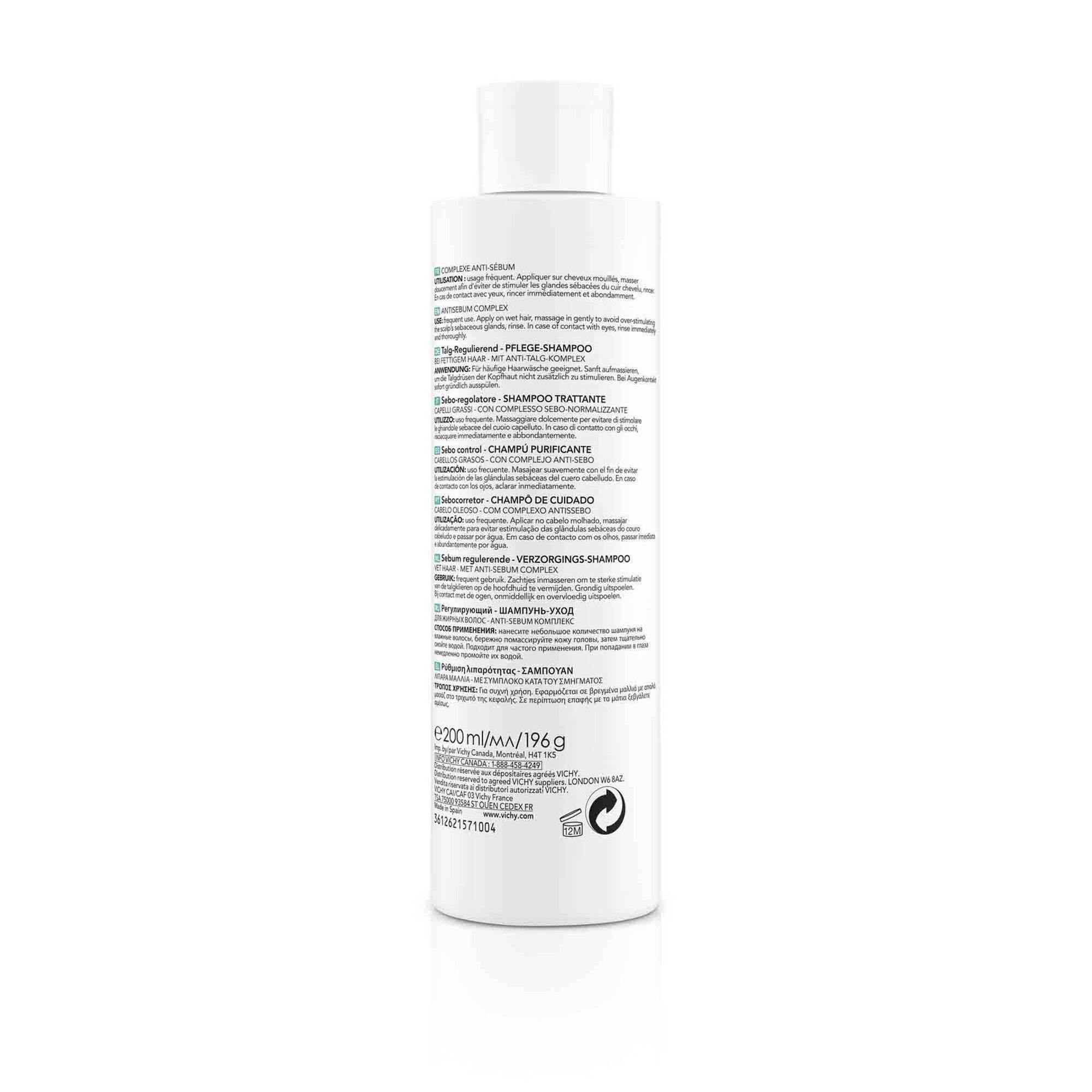 Champô Sebocorretor Cabelo Muito Oleoso