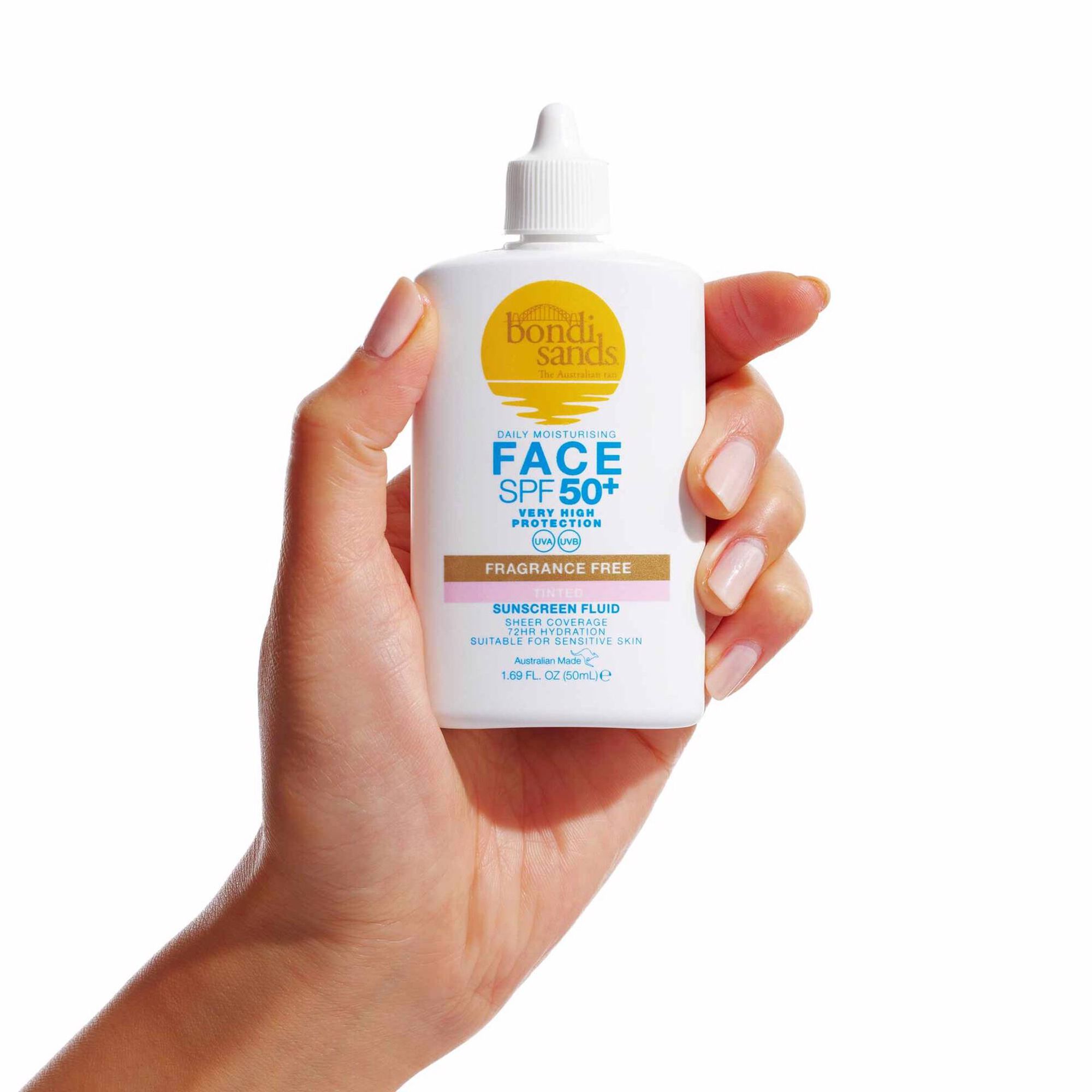 Fluido Solar de Rosto com Cor SPF 50+