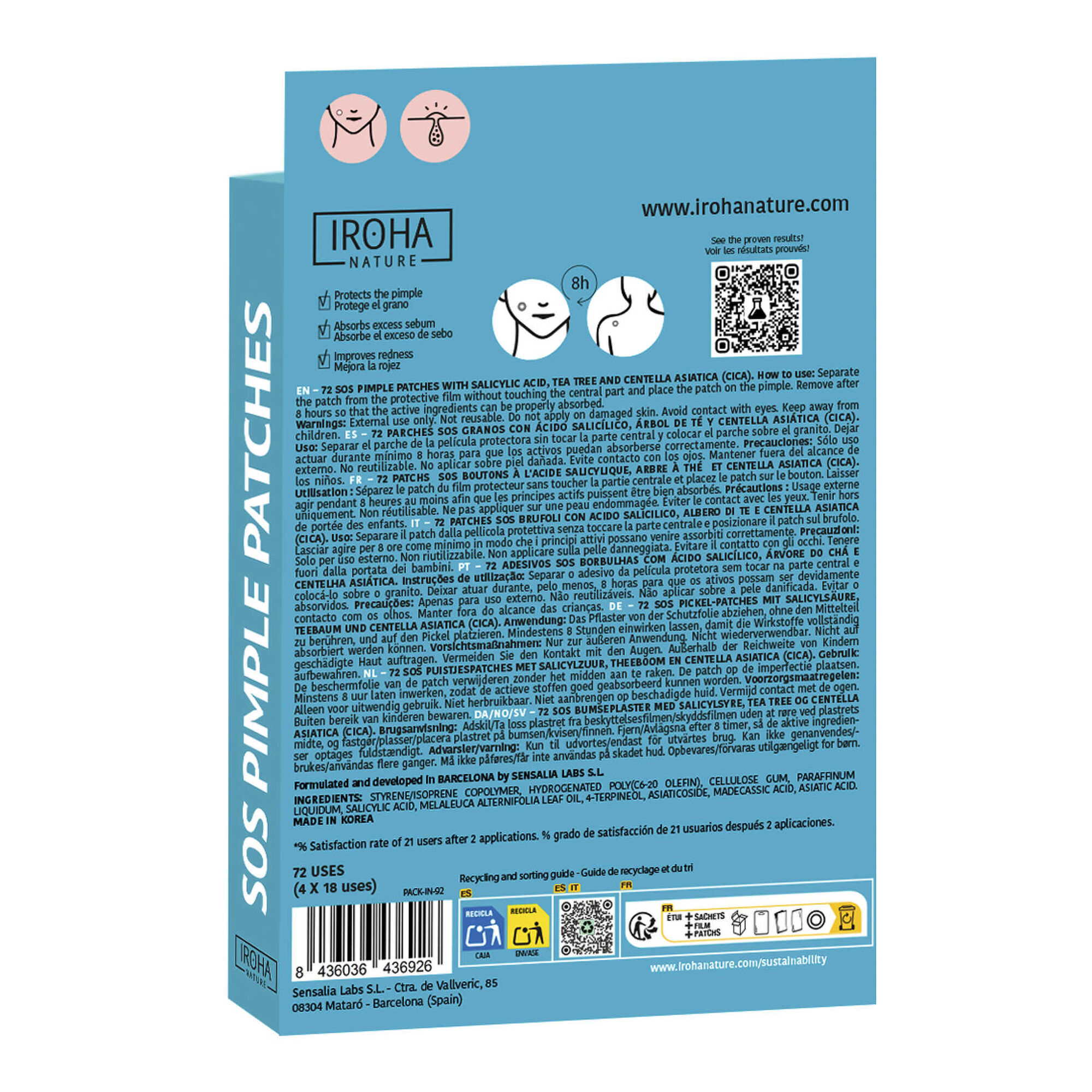 SOS Pimple Patches Salicylic Acid Face Body