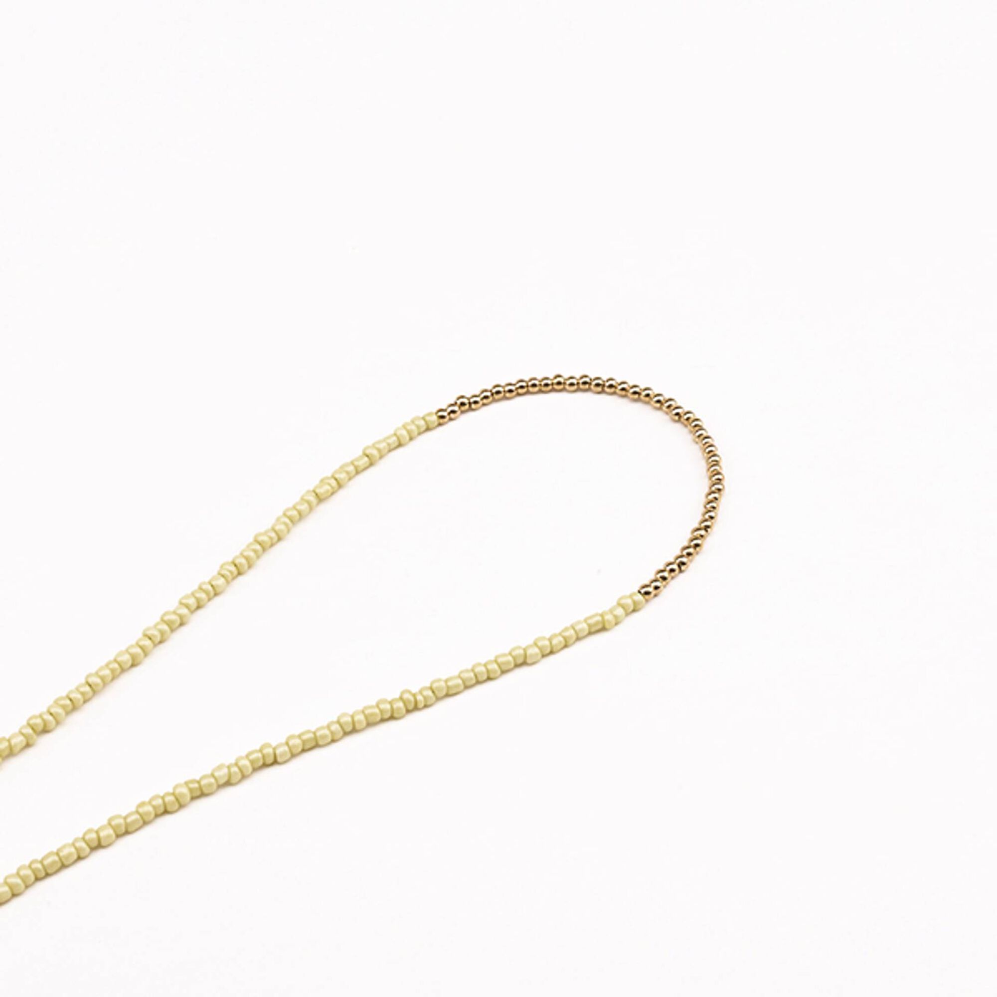 Cordão Missangas Amarelo