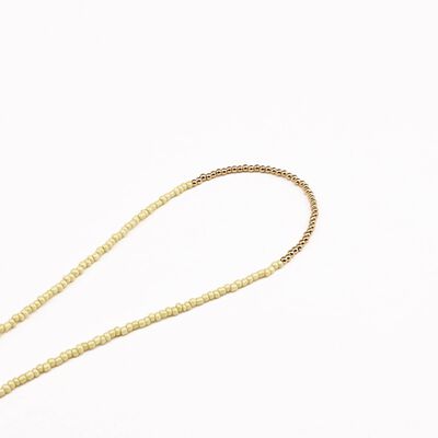 Cordão Missangas Amarelo