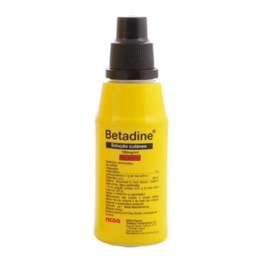 Betadine Solução Cutânea Bactericida 500 ml Wells