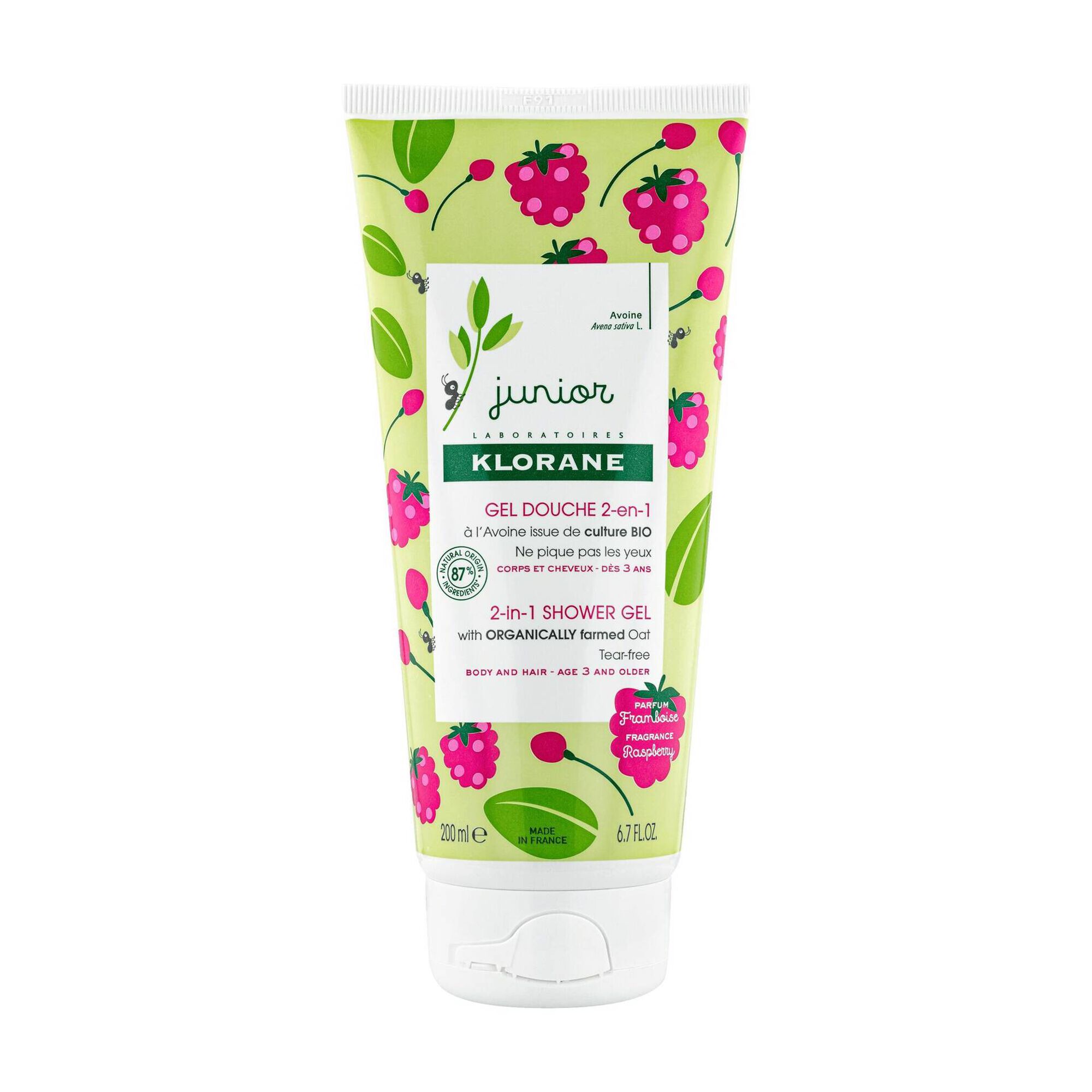 Junior 2-in-1 Shower Gel Raspberry