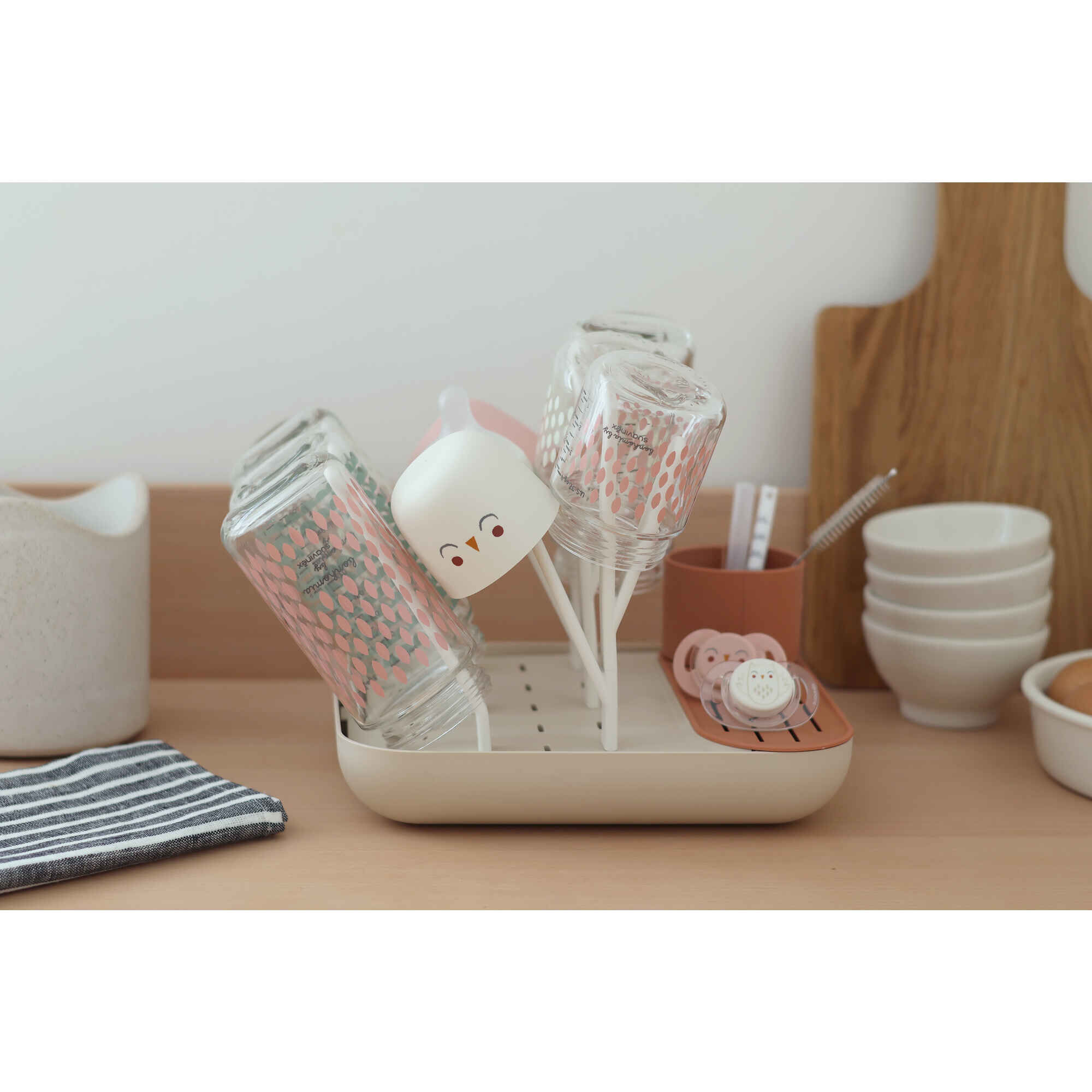 Forest Bottle Drainer Misty Terracotta