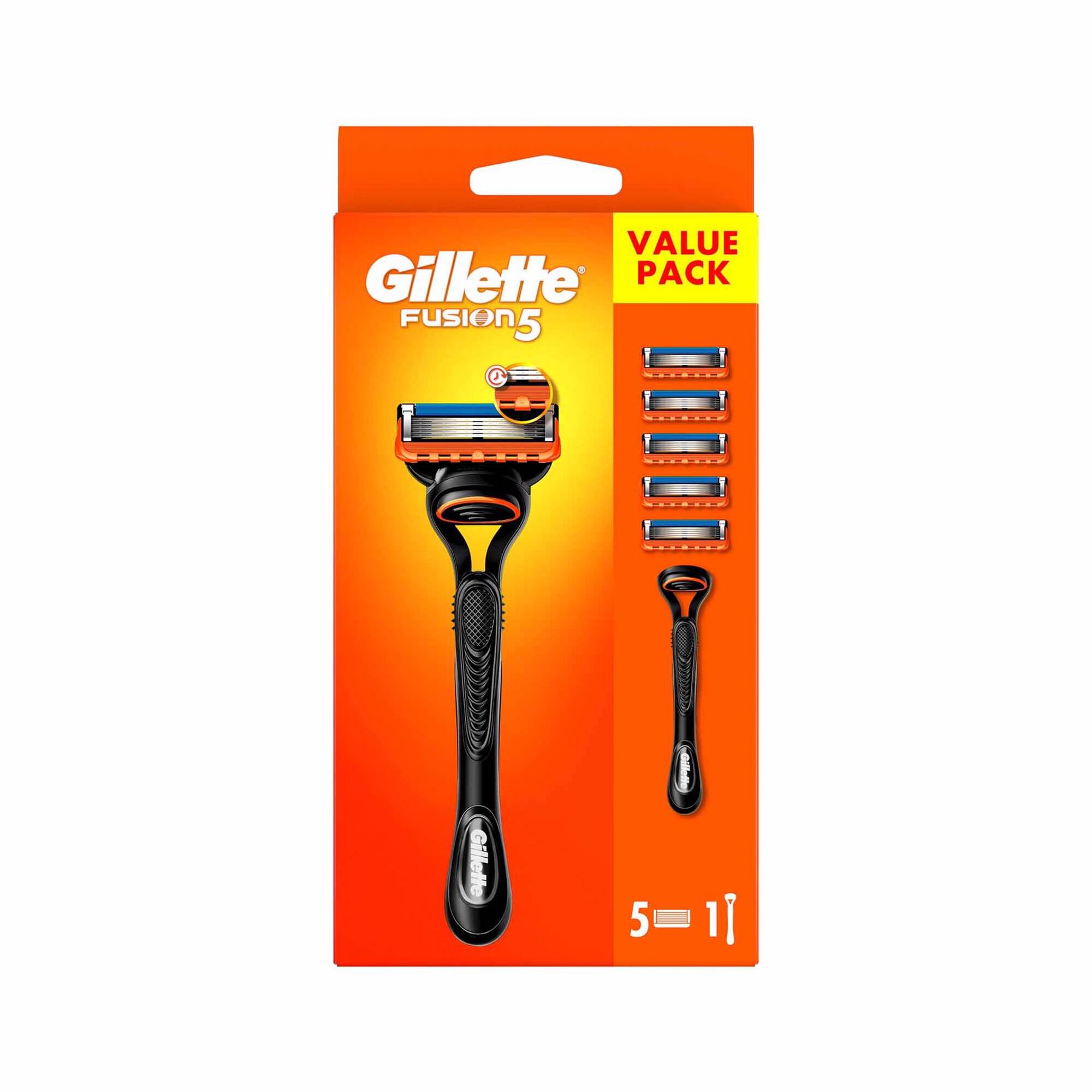 Lâmina de Barbear Fusion 5 com Recargas