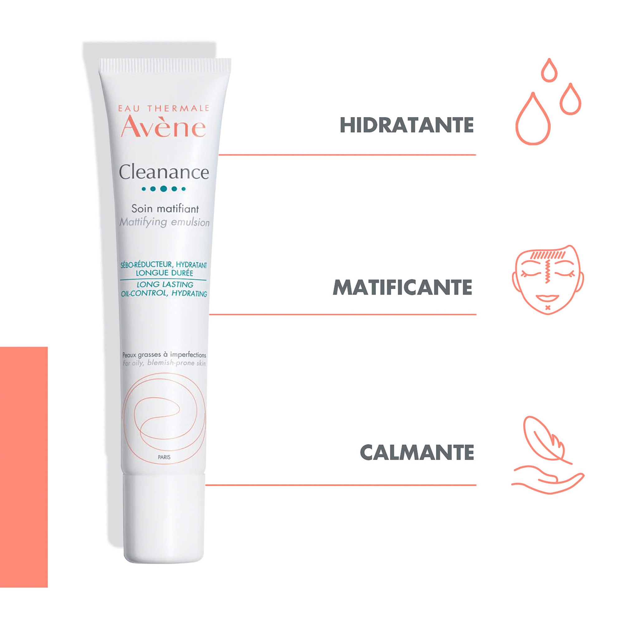 Creme Matificante Cleanance Pele Oleosa Avène