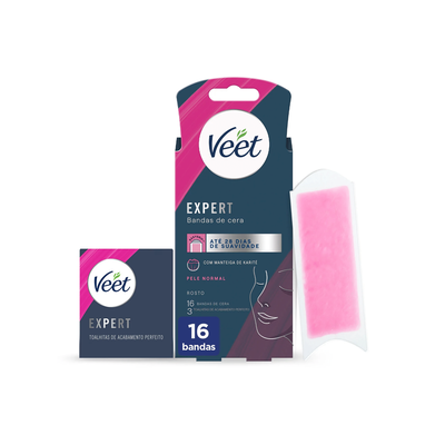 Expert Bandas de Cera Pele Normal Rosto