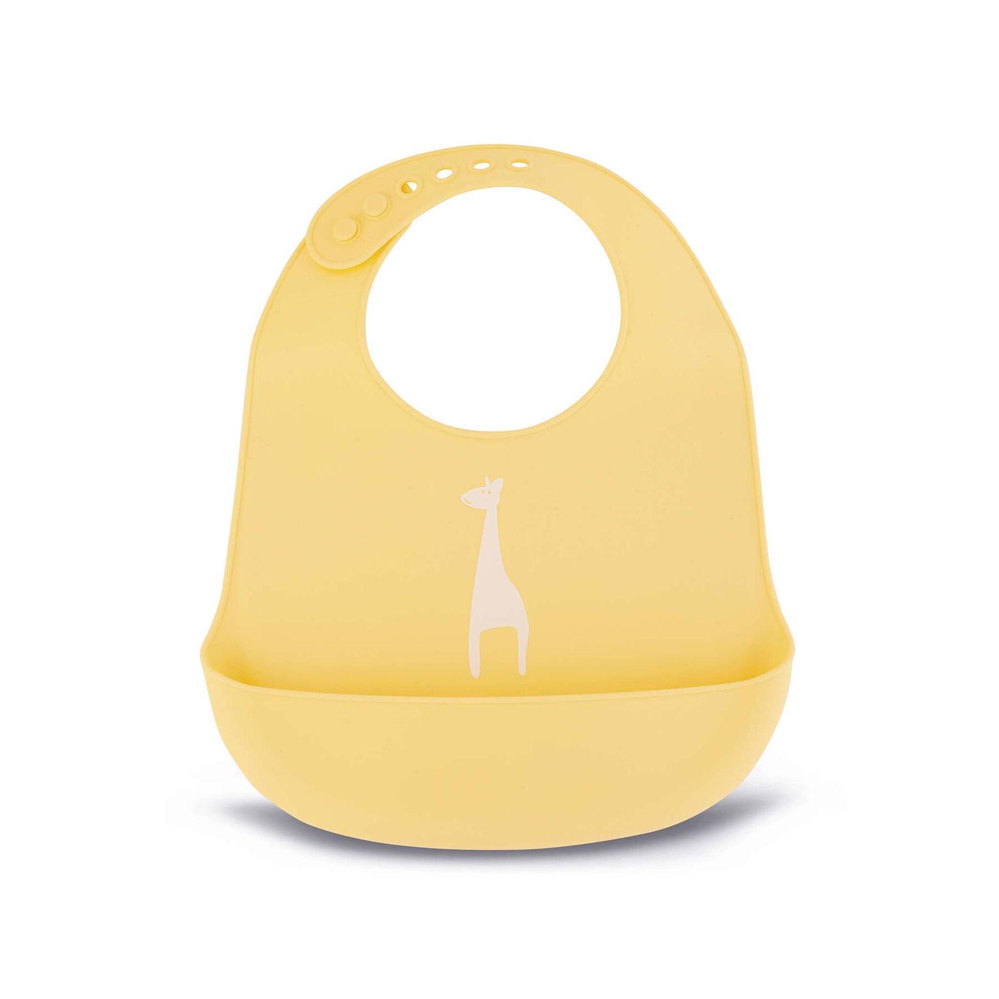 Babete Silicone Amarelo