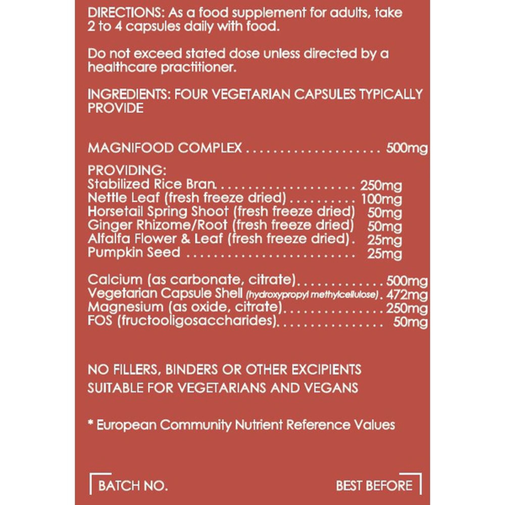 Suplemento Cálcio e Magnésio Complex