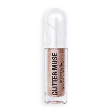 Metallic Muse Glitter Liquid Eyeshadow Gold 3.50 ml Wells Image 1