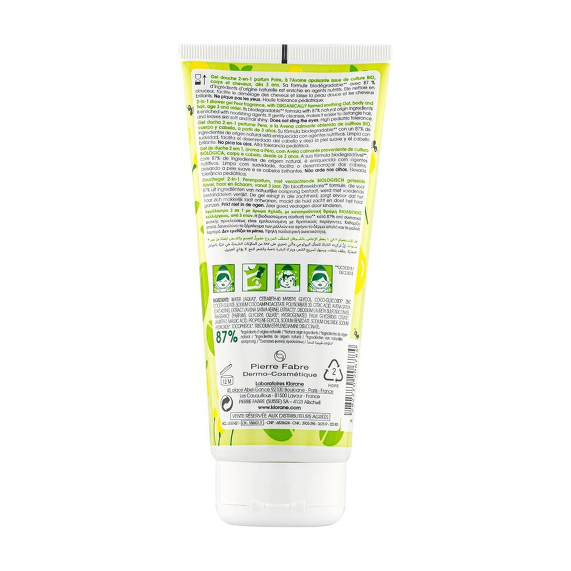 Junior 2-in-1 Shower Gel Pear