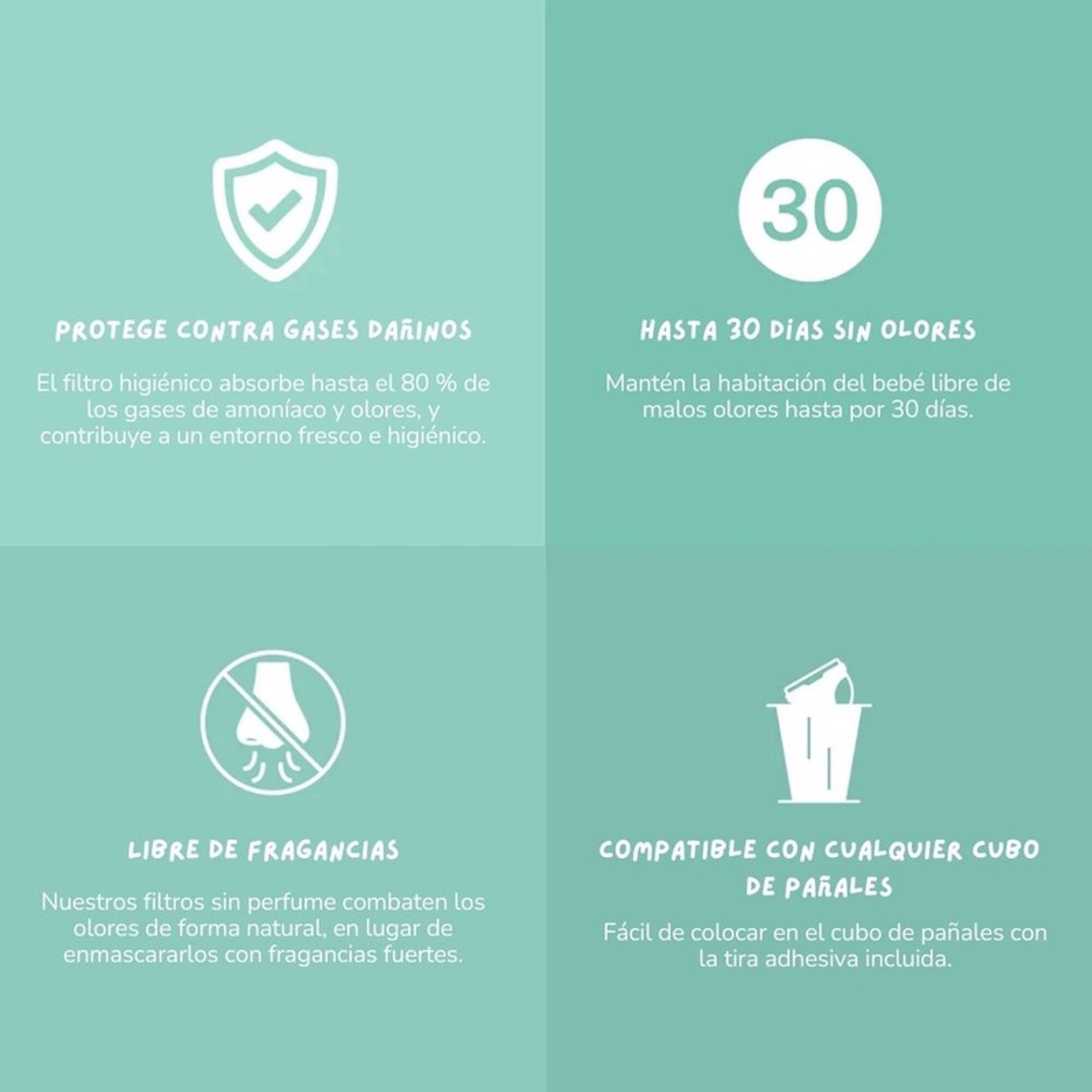 Baby Diaper Pail Odor Filter