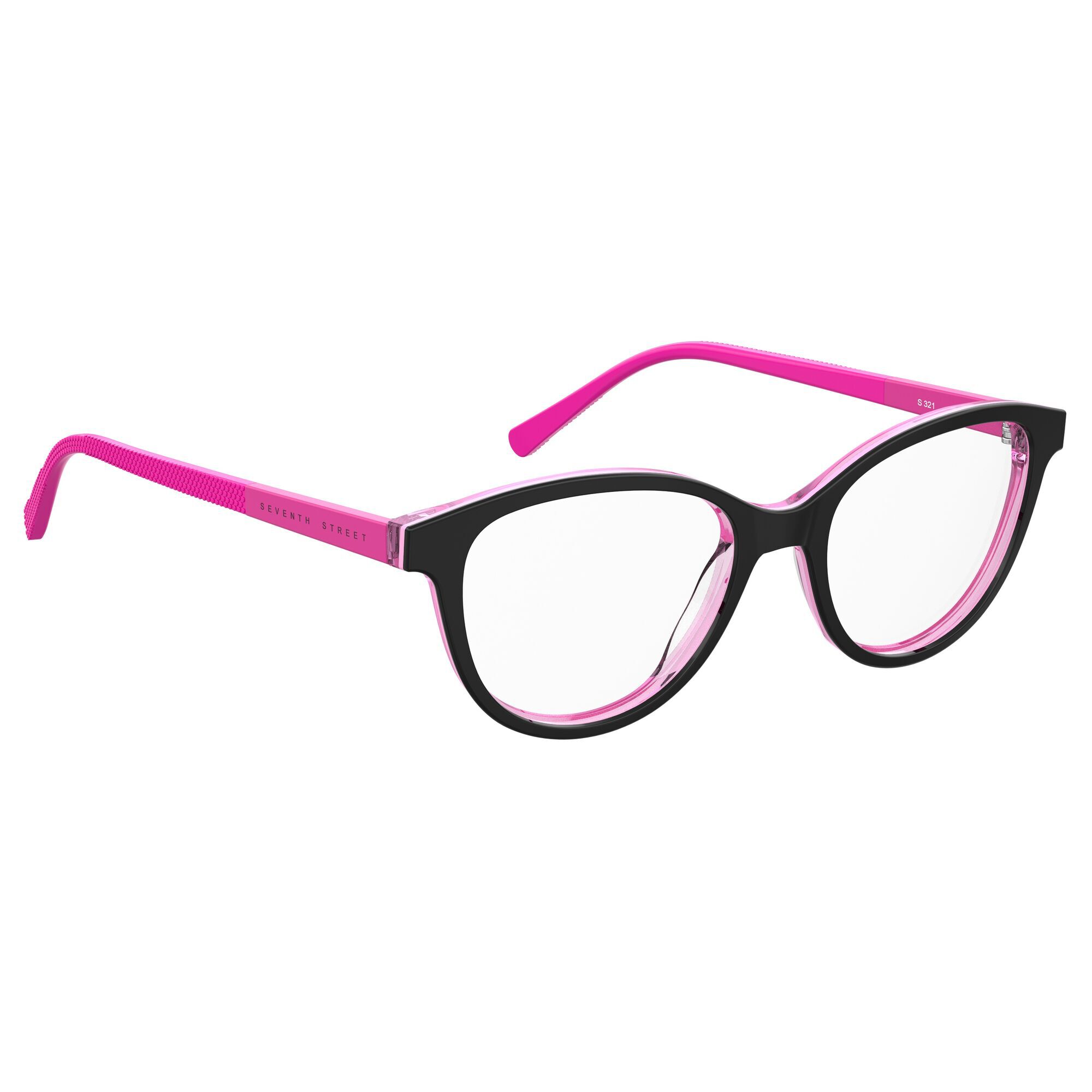 Armação Óculos Seventh Street Black Pink 321