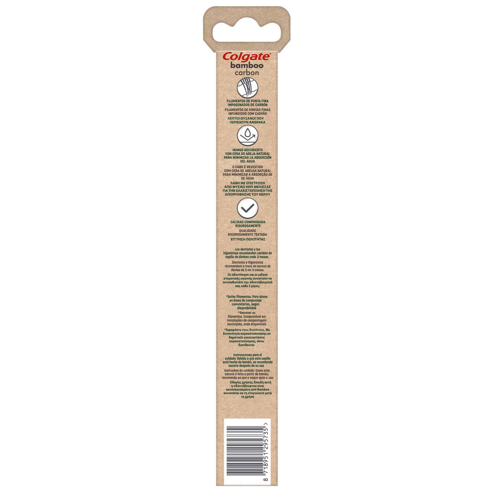 Escova Dentífrica Bamboo Carvão Suave