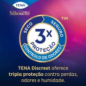 Pensos Incontinência Silhouette Normal Preto Wells Image 2