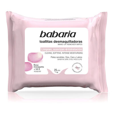 Make-up Remover Wipes Rosa Mosqueta Vitamina E