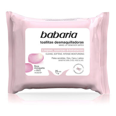 Make-up Remover Wipes Rosa Mosqueta Vitamina E Wells