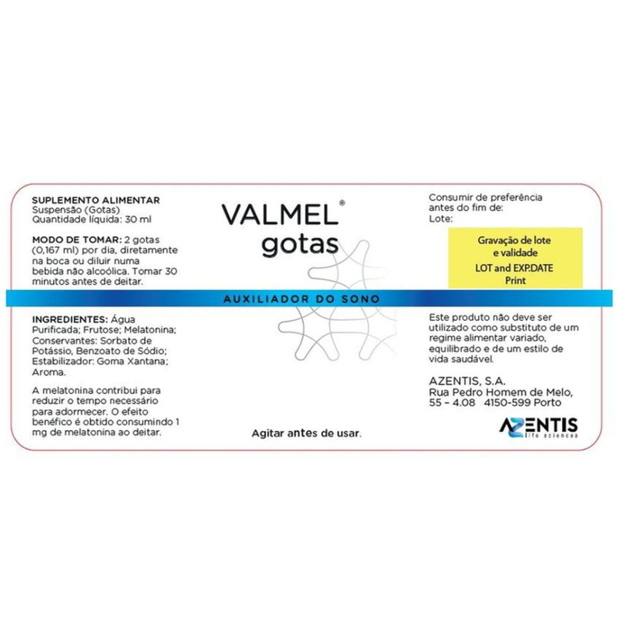 Gotas Auxiliadoras do Sono Valmel