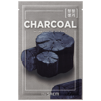 Máscara de Rosto Natural Charcoal