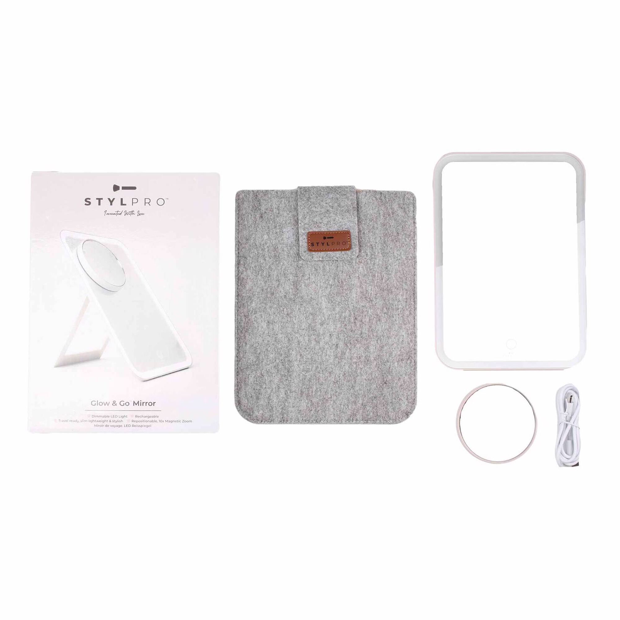 Espelho de Viagem Glow and Go