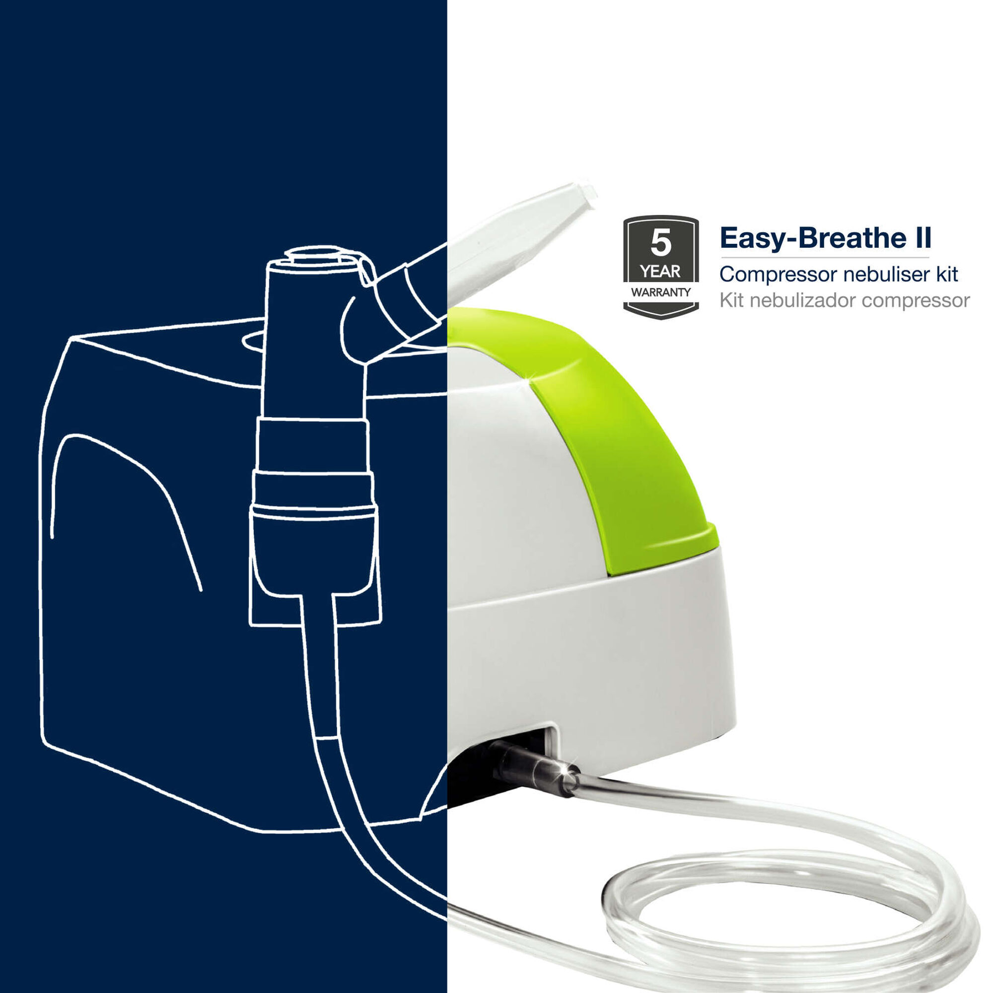 Nebulizador Compressor Easy-Breathe II