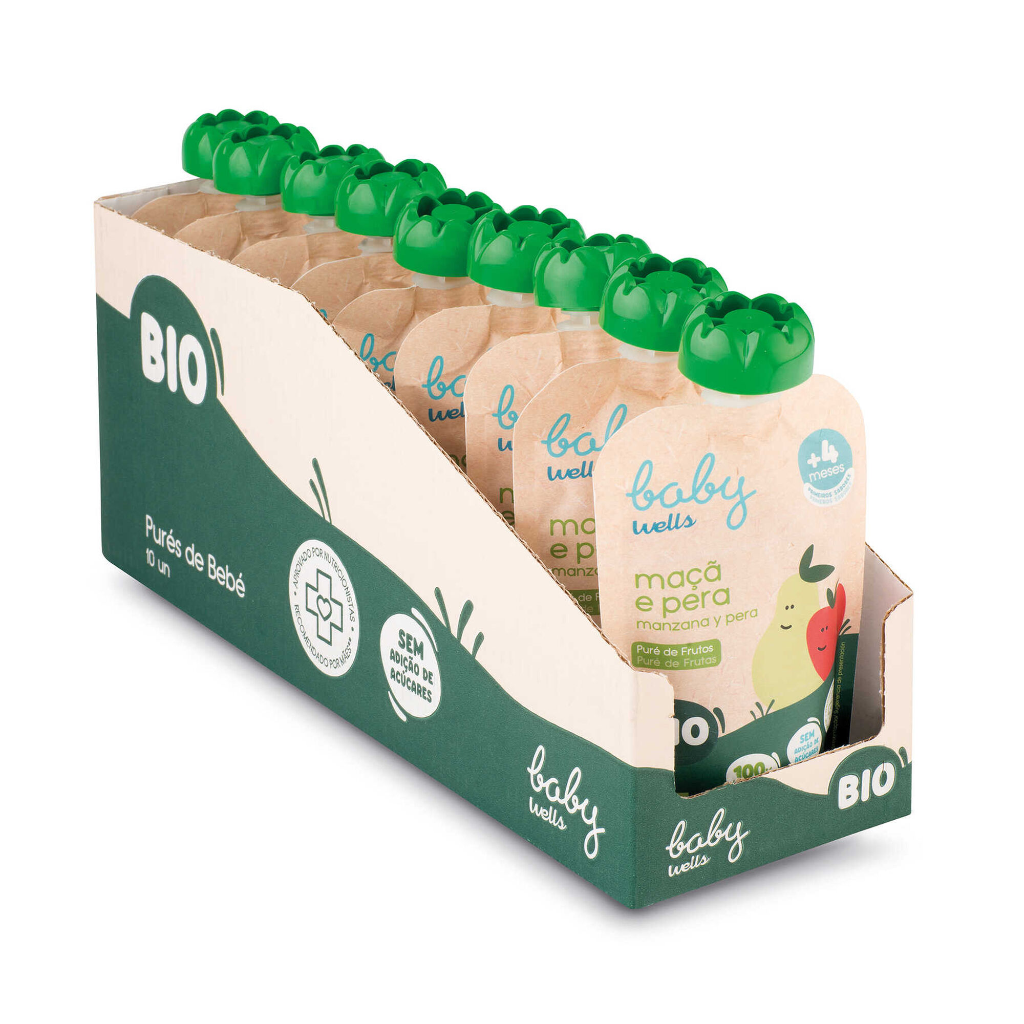 Pack Poupança Puré Maçã e Pêra Bio