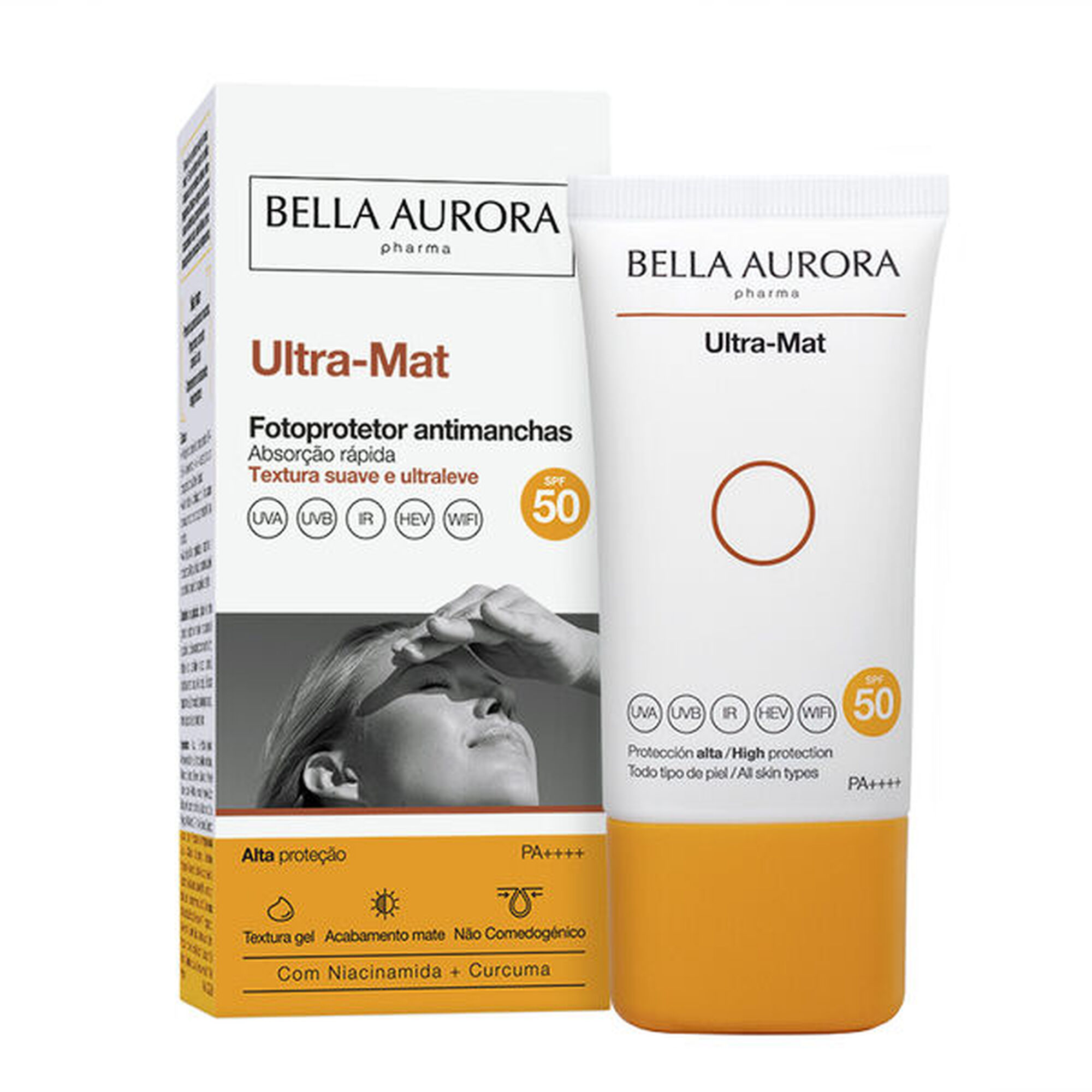 Protetor Solar Rosto Ultra-Mat SPF50