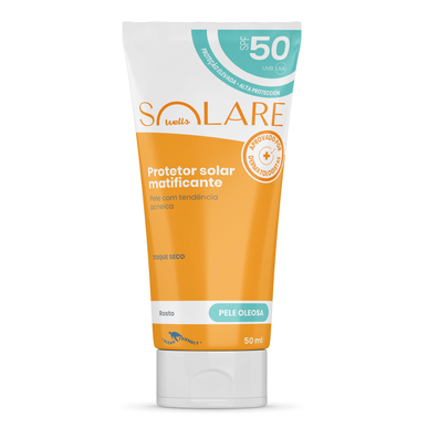 Protetor Solar Matificante SPF50 Wells