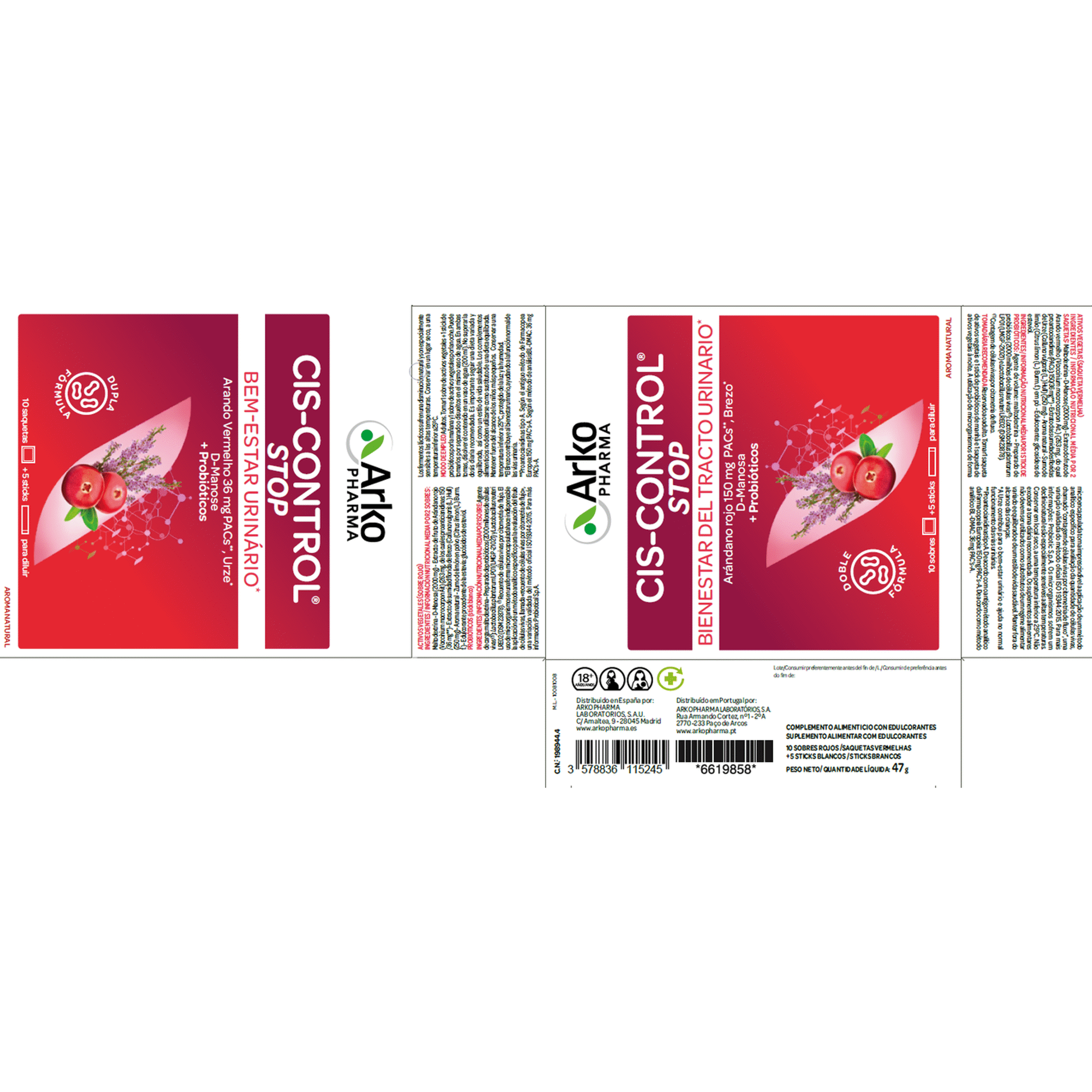 Suplemento Bem-Estar Urinário Cis-Control