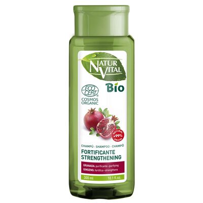 Champô Fortificante Bio Ginseng e Romã