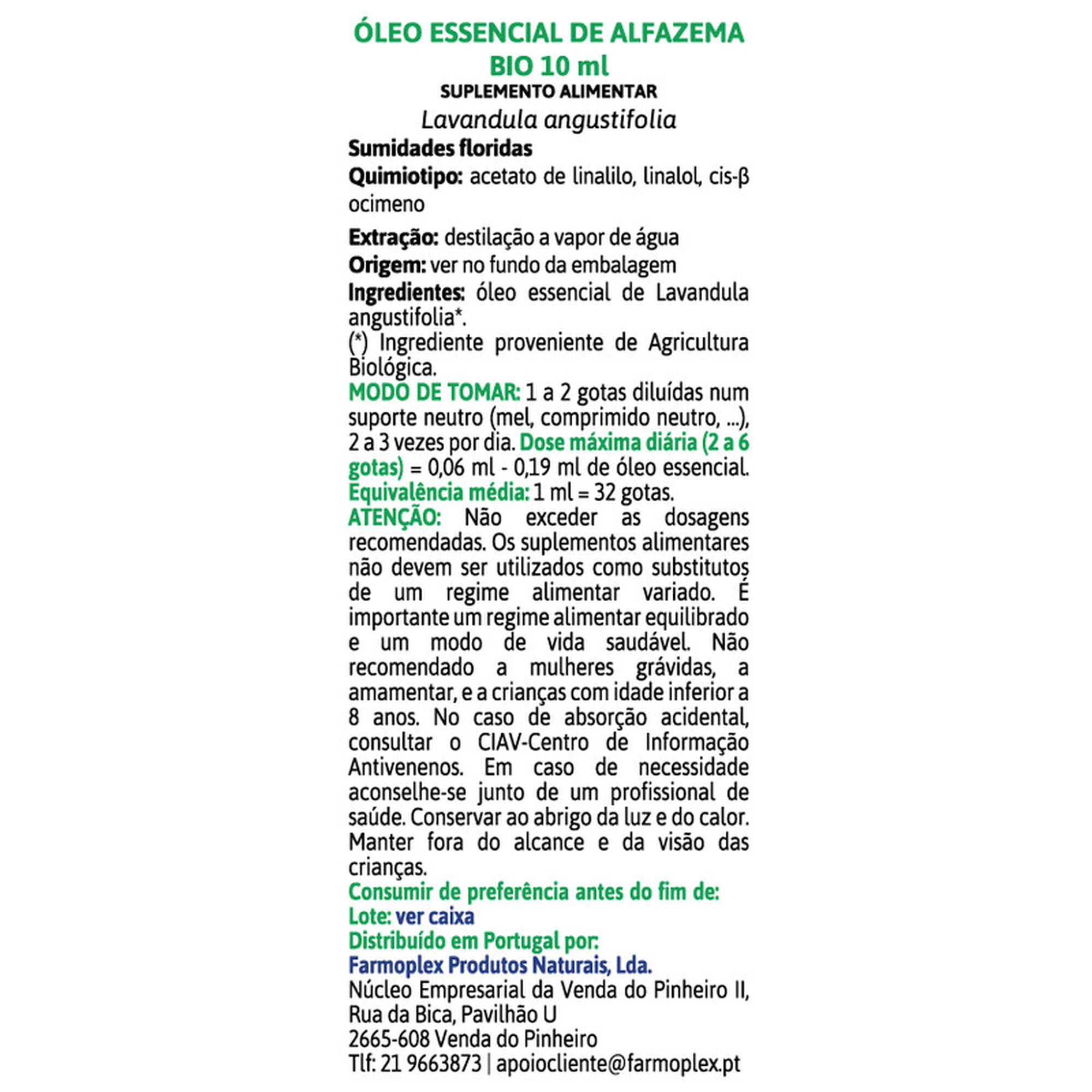 Óleo Essencial de Alfazema Fine Bio