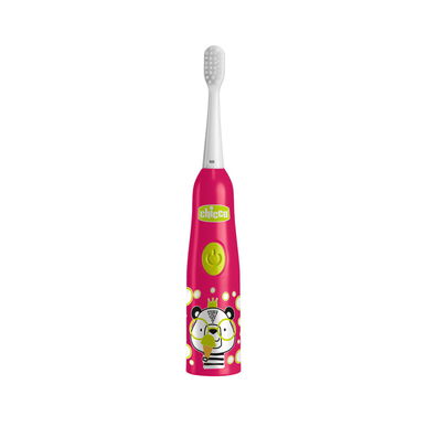 Escova de Dentes Elétrica Panda Rosa +3 Anos Wells Image 1