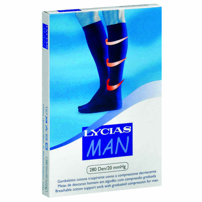 Meias de Descanso Homem Preto Tam.1