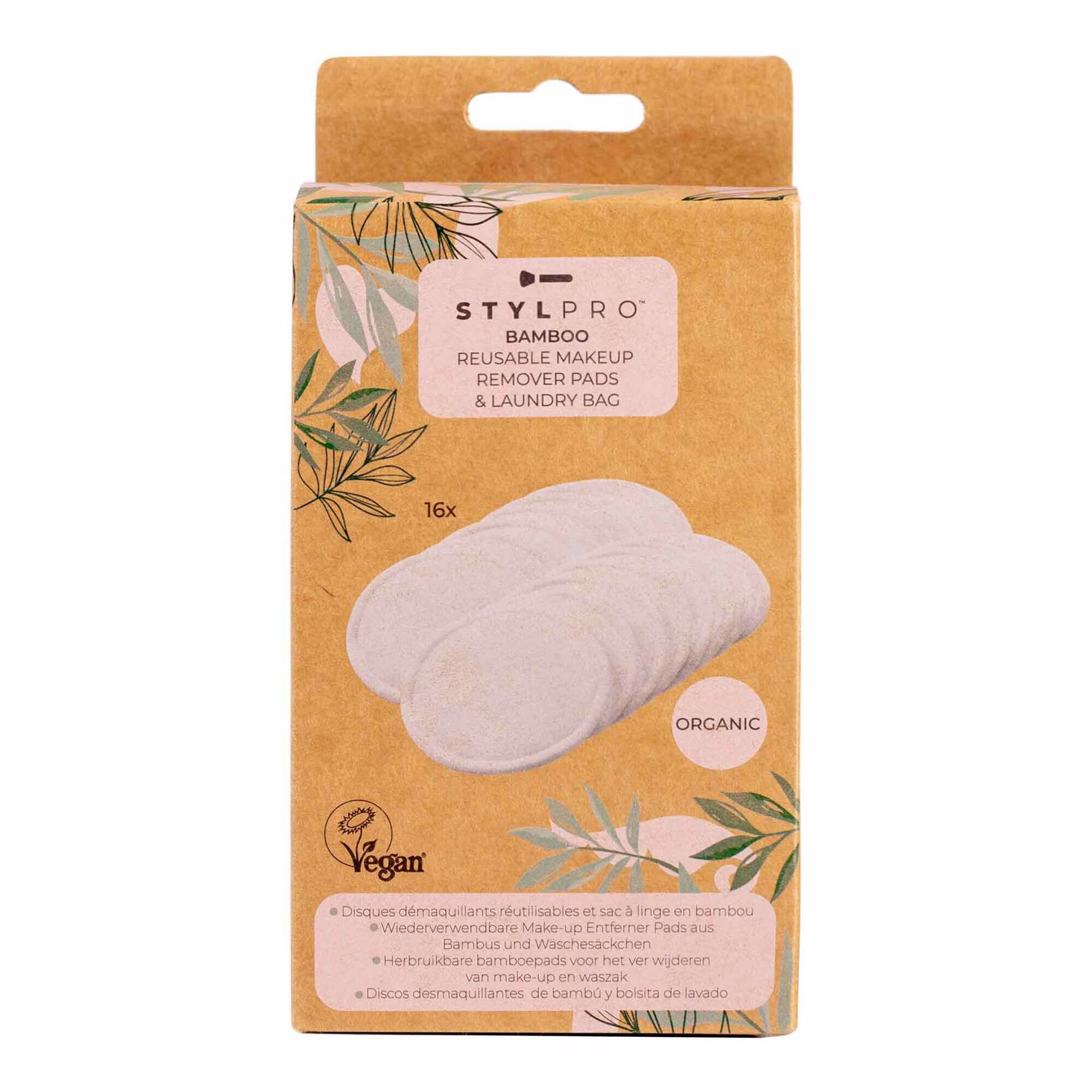 Discos Desmaquilhantes Reutilizáveis de Bambu