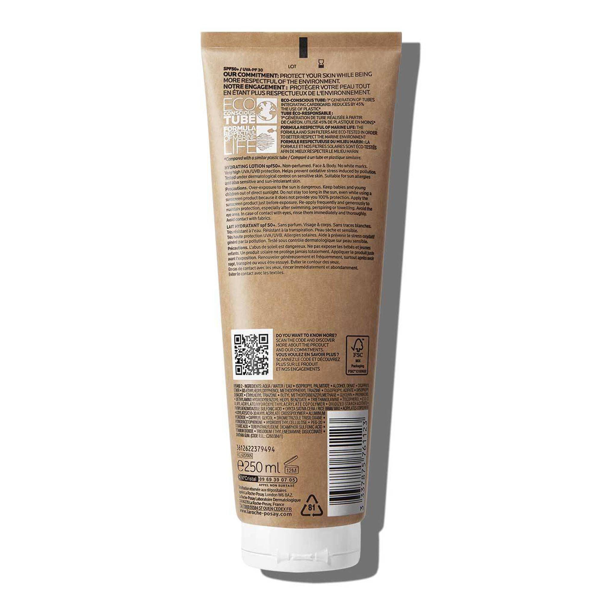 Loção Hidratante SPF50+ Anthelios Eco tube